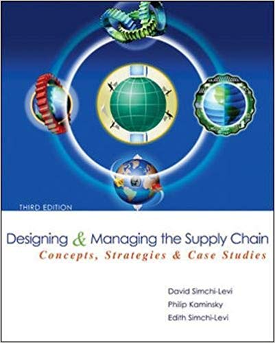 Designing and Managing the Supply Chain
